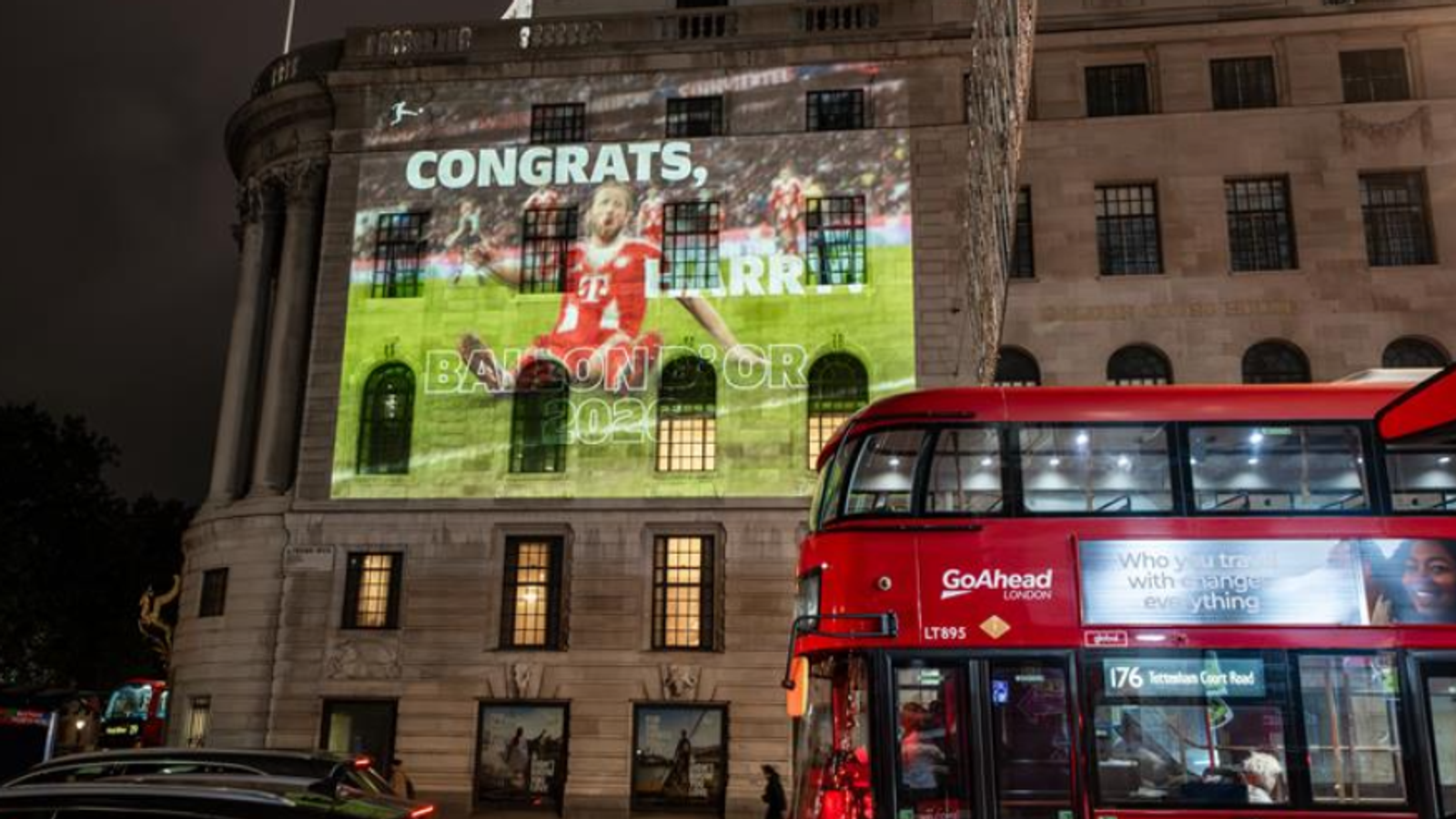 Harry Kane được Bundesliga chúc mừng tại các địa danh nổi tiếng ở London.